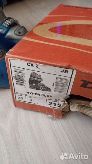 Детские горные лыжи и ботинки