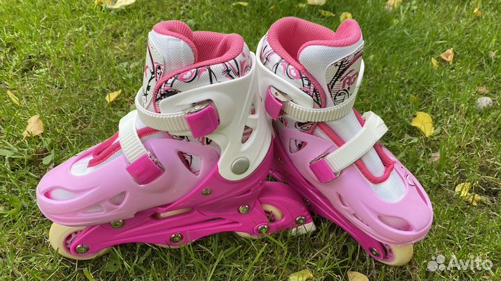 Роликовые коньки детские раздвижные 27-30