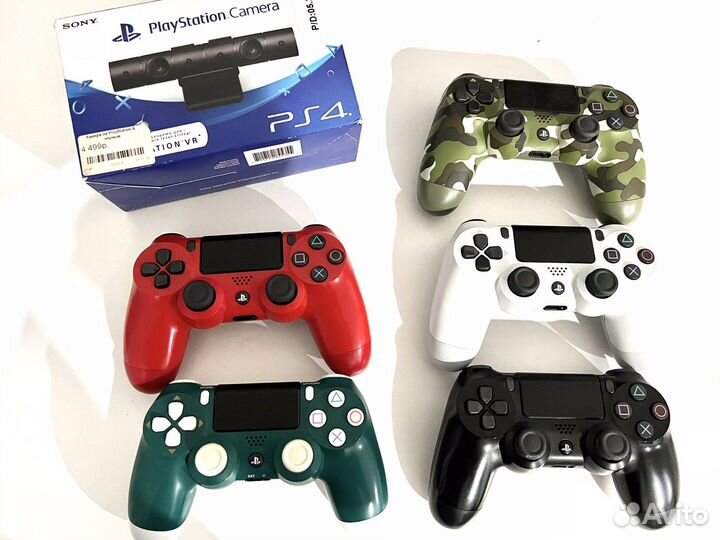 Оригинальные джйостики ps4 и камера
