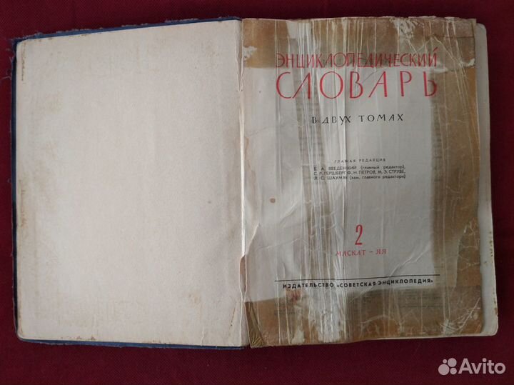 Энциклопедический словарь в двух томах
