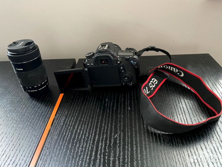 Canon EOS 70D Digital SLR Camera+18-55mm+55-250mm