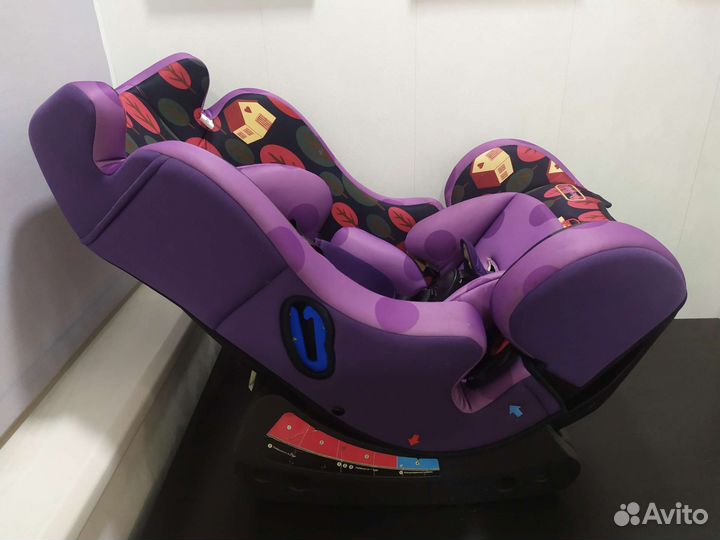 Детское автокресло Geburt фиолетовый 0-25 кг