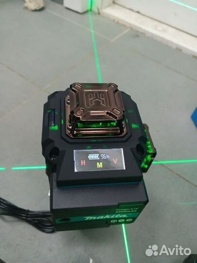 Лазерный уровень makita 4D нивелир 16 линий+ Bluet