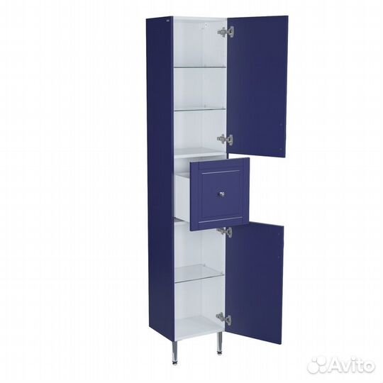 Пенал напольный iddis Oxford OXF36N0i97, Синий, 36