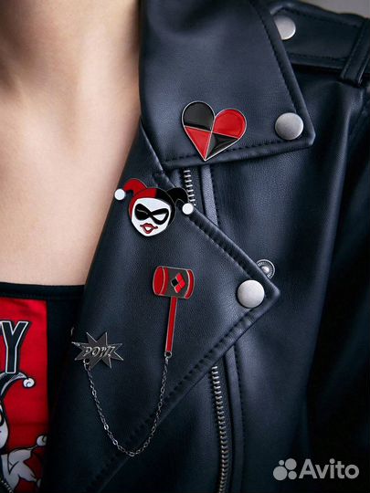 Набор пинов Харли Квинн и Джокер от DC Comics