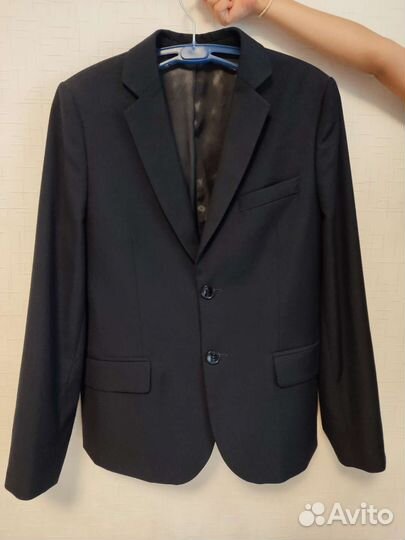 Пиджак школьный для мальчика 158