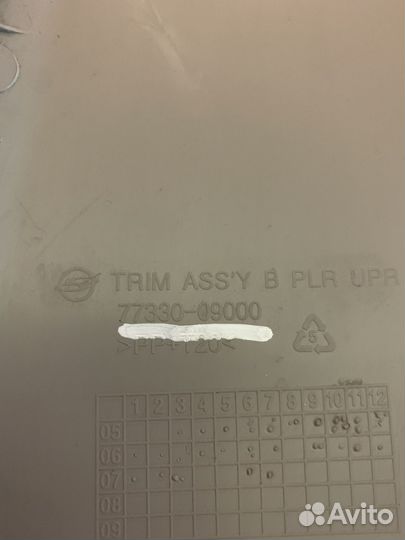 Ssang Yong Kyron Обшивка стойки центральная