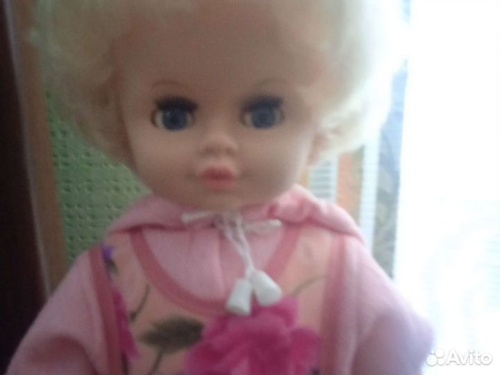 Кукла Германия 49см в голубом комбенизоне