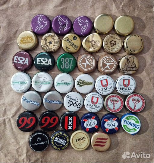 Крышечки от бутылок (Кронен-пробки)