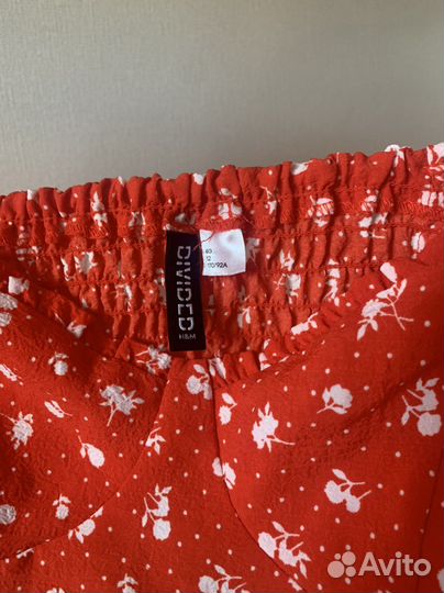 Топ с объемными рукавами H&M