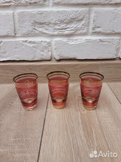 Графин и стопки Богемия серия Охота