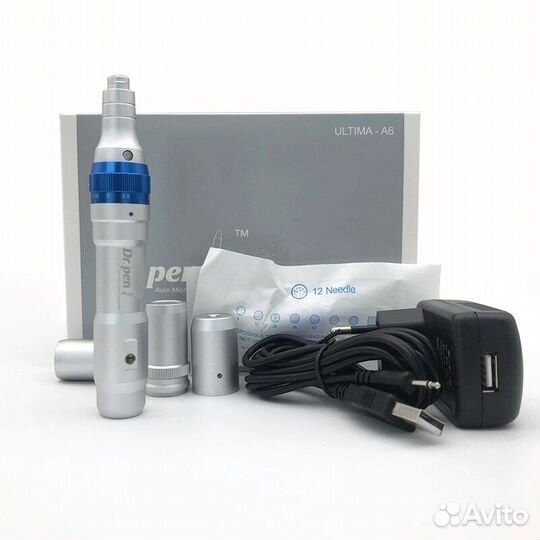 Электрический массажер для лица / дермапен ultima