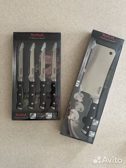 Ножи tefal heritage gourmet 2 уп новые