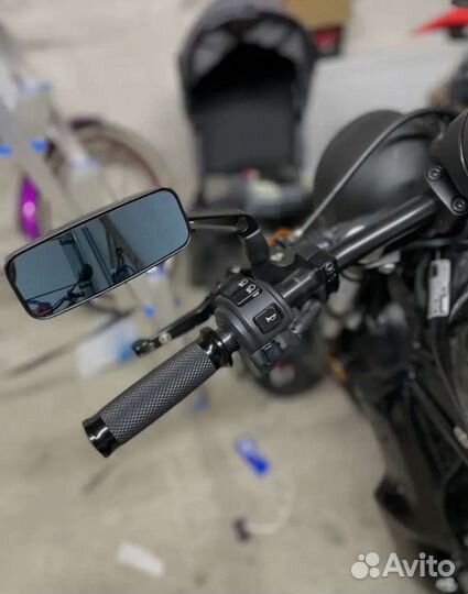 Зеркала на мотоцикл антиблик корпус металл