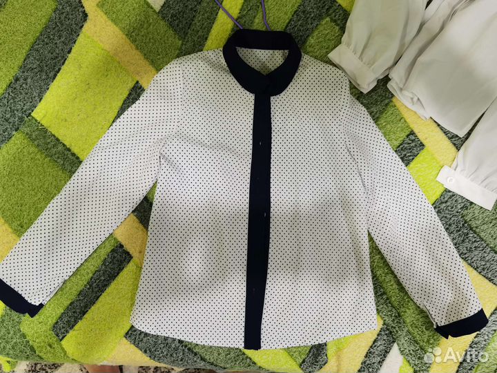 Блузка белая школьная