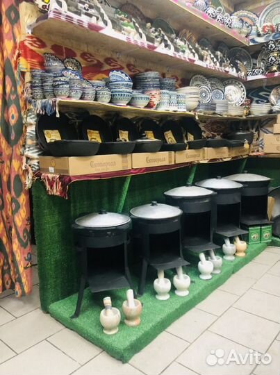 Казан чугунный узбекский и печи оригинал 100