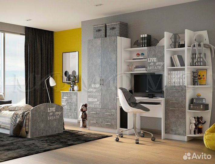 Детская модульная мебель Юниор-2 Лофт