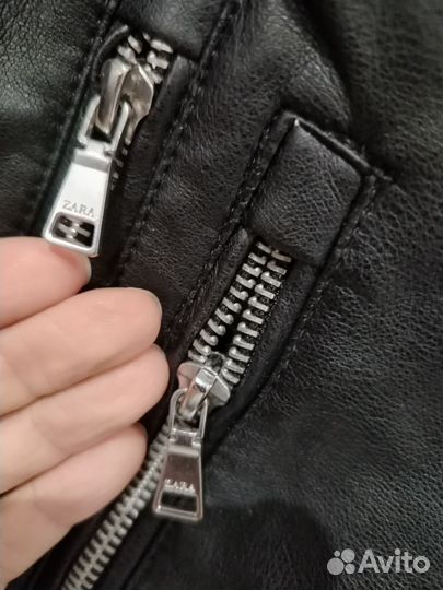 Кожаная куртка для девочки Zara 122