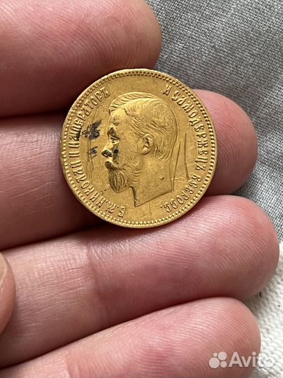 Золотой червонец николай 2