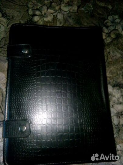 Папка кожаная для деловых бумаг,винтажная