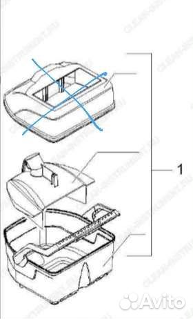 Сменный фильтр синий Karcher 4.195-072.0