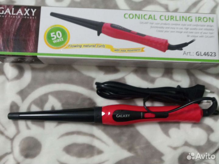 Конусная плойка+Выпрямитель для волос