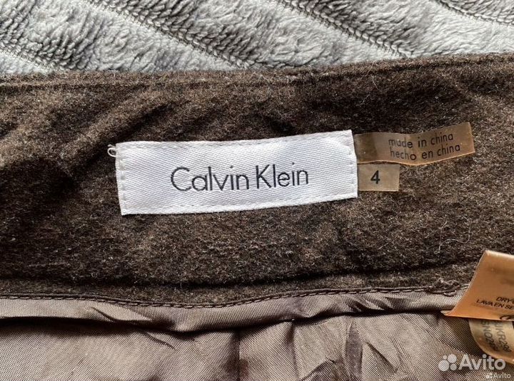 Брюки шоколадные calvin klein