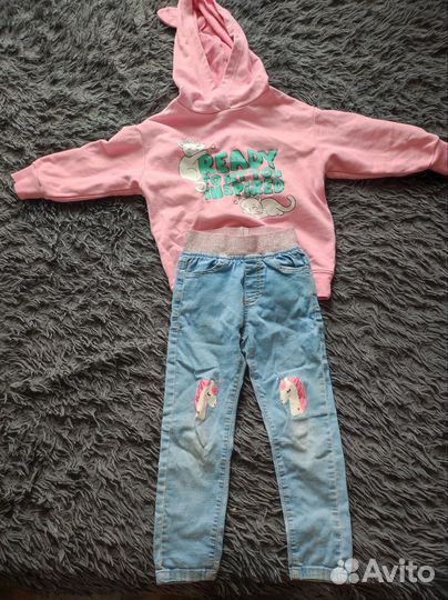 Вещи пакетом на девочку 104