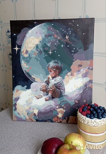 Интерьерная картина, ручная работа, большая