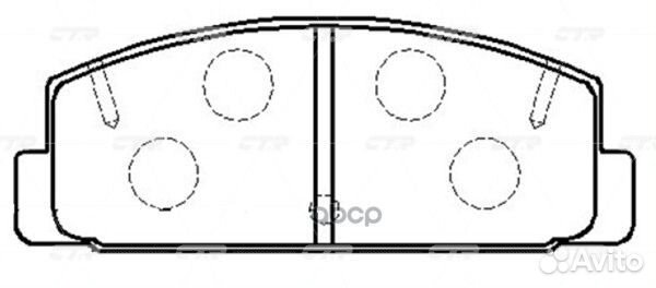 Ckmz-49 Колодки тормозные дисковые перед