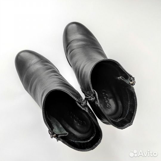 Ботильоны ecco 37 натуральная кожа