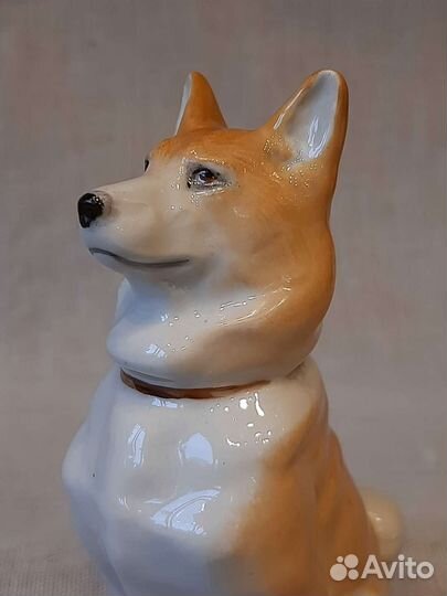 Фарфоровая статуэтка. Лайка. Лфз