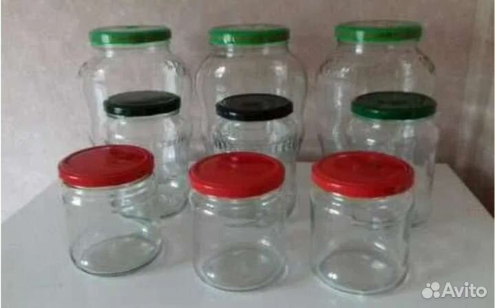Стеклянная банка 0,5-0,7 л