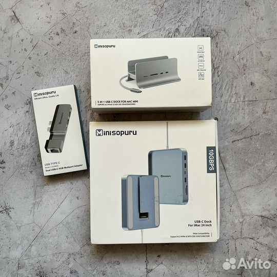 Док станция, хаб, переходник usb c Minisopuru