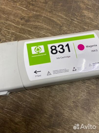 Картридж hp latex 831 magenta