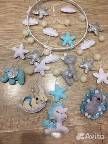 Музыкальный мобиль на кроватку