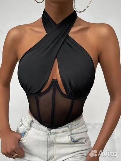 Корсетный топ