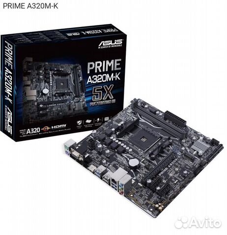 Материнская плата Asus prime A320M-K mATX AM4, PRI