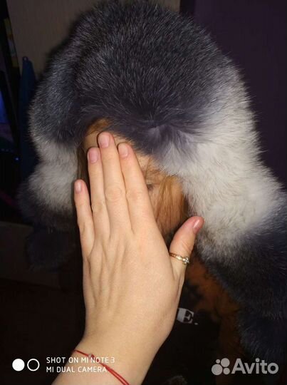 Шапка меховая песец