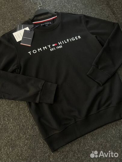 Свитшот Tommy Hilfiger 1985 черный