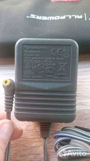 Блок питания panasonic 6.5v 500ma