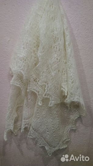 Пуховой платок - паутинка