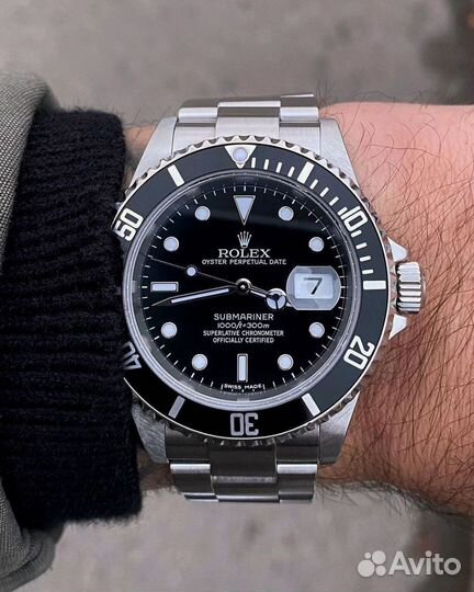 Часы rolex submariner black Часы мужские ro