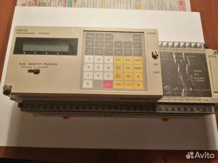 Контроллер Omron Sysmac C40P, с программатор PRO15