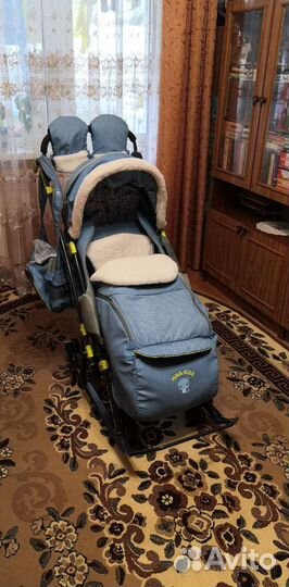 Санки коляска ника