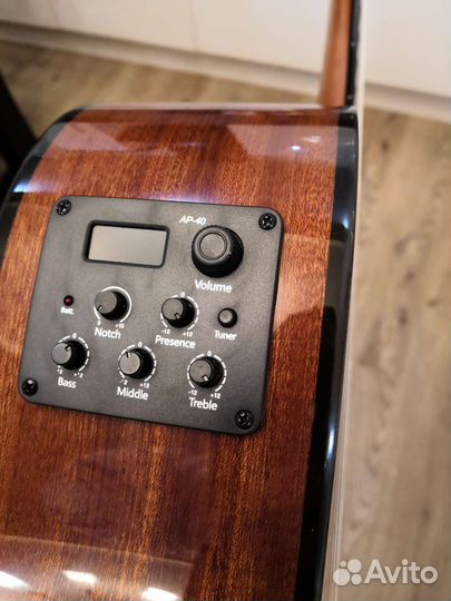 Классическая гитара yamaha c40 new с подключением