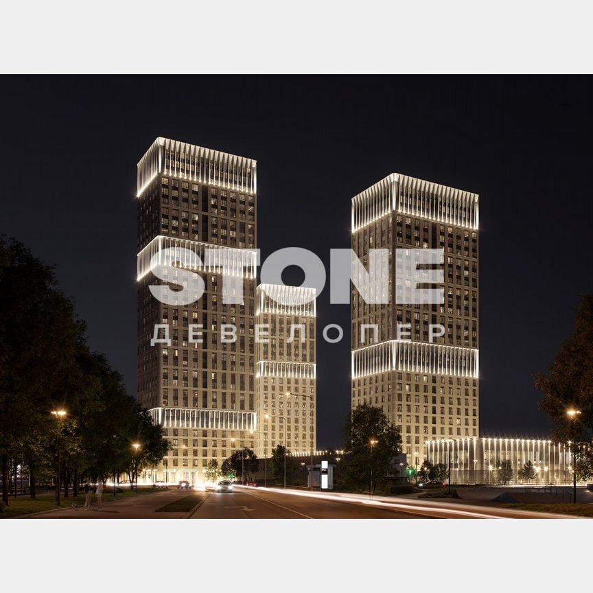 1-к. квартира, 41,4 м², 23/33 эт.