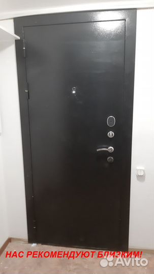 Толстая дверь металлическая с доставкой в подарок