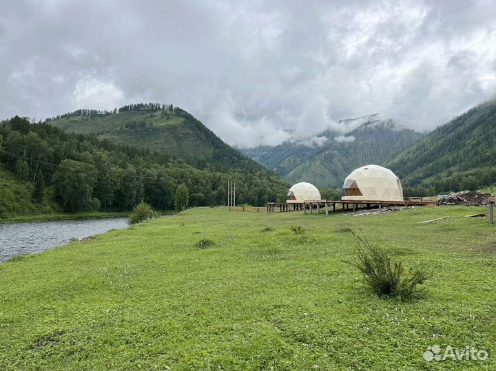 Геокупол 7м, производство глэмпинг шатров
