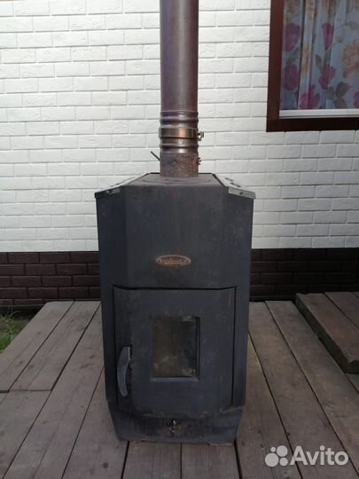 Чугунная печь камин бу